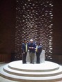 Shireen, Michael and Nhtabe at the MIT Chapel